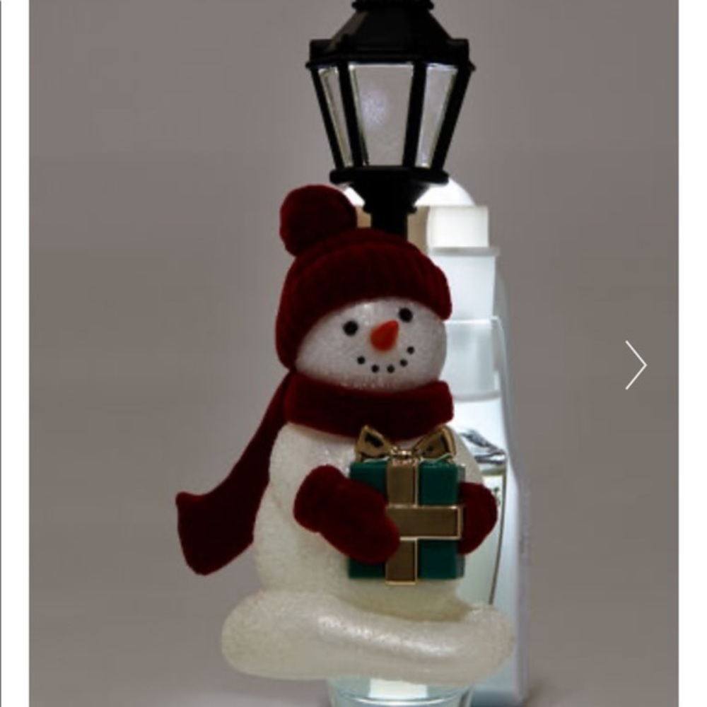 🎄Snowman ⛄️ Nightlight Wallflower Plug In Brand New Bath & Body Works